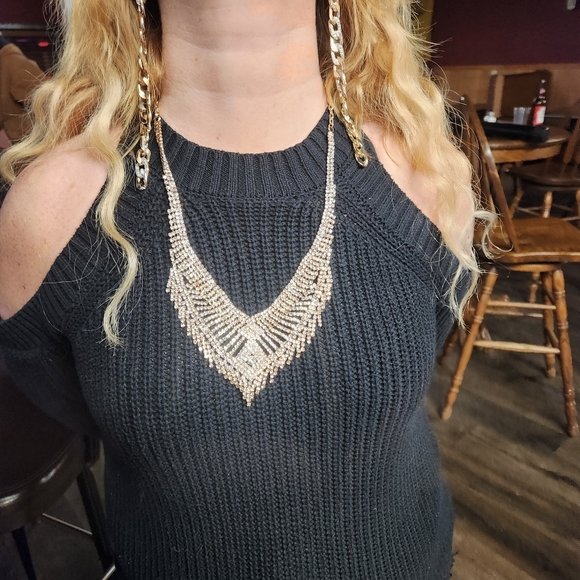 NWOT Austrian Crystal Necklace - Picture 2 of 3